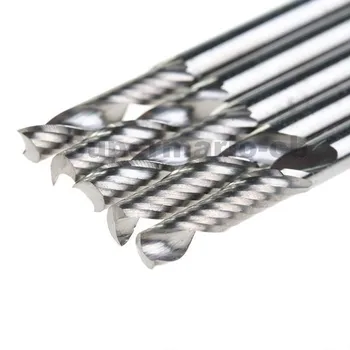 5PCS 3.175 X 22mm One Flute Carbide Engraving CNC Router Spiral Bit Tool Blade Cutting Acrylic Pvc Wood
5PCS 3.175 X 22mm One Flute Carbide Engraving CNC Router Spiral Bit Tool Blade Cutting Acrylic Pvc Wood