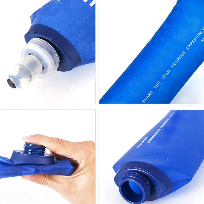 500ml Collapsible Water Bottle TPU Soft Flask Folding Travel Drinker for Running Camping Hiking JS23
500ml Collapsible Water Bottle TPU Soft Flask Folding Travel Drinker for Running Camping Hiking JS23