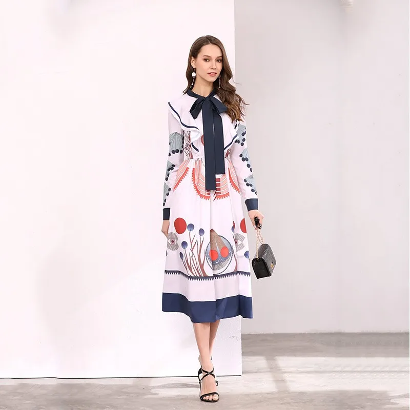 2018 Euramerican Spring Summer New Fashion Flower Print Full Sleeve Slim Fit Waist-Controlled Holiday High Quality Woamn Dress
2018 Euramerican Spring Summer New Fashion Flower Print Full Sleeve Slim Fit Waist-Controlled Holiday High Quality Woamn Dress