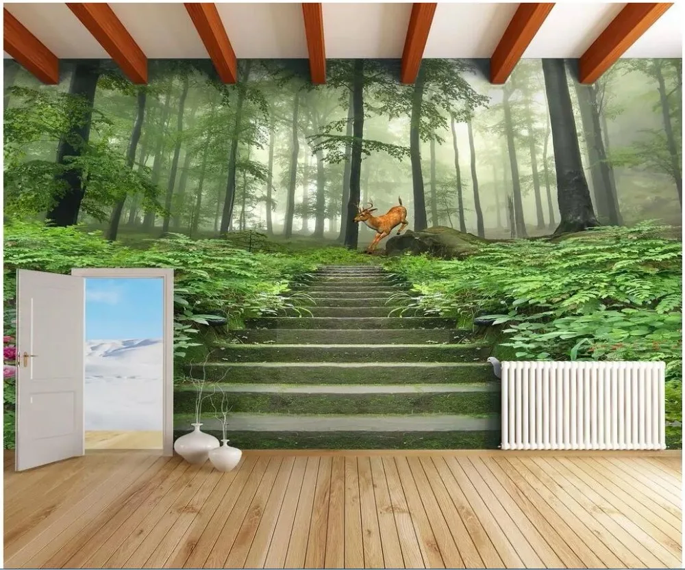 Custom photo mural 3d wallpaper Forest ladder fawn landscape background Home improvement living room wallpaper for walls 3 d
Custom photo mural 3d wallpaper Forest ladder fawn landscape background Home improvement living room wallpaper for walls 3 d