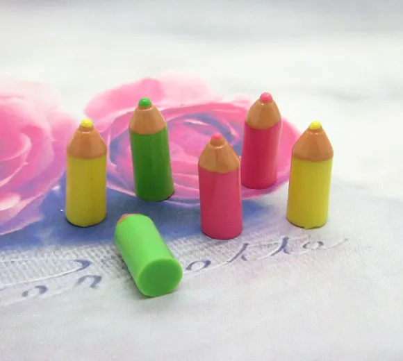 20Pcs Resin Mixed Pencil Crafts Flatback Cabochon Scrapbooking Decorations Fit Hair Clips Embellishments Beads Diy
20Pcs Resin Mixed Pencil Crafts Flatback Cabochon Scrapbooking Decorations Fit Hair Clips Embellishments Beads Diy