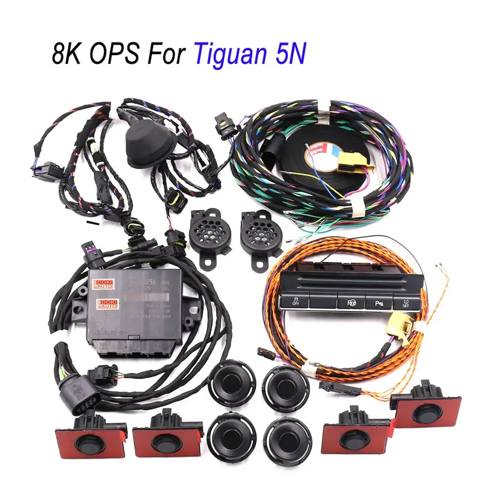 Фото Для Фольксвагена Tiguan 5N 8K 8 ops пилот парка передний и задний сенсоров поддержка OPS | Кабели, адаптеры и разъемы (33019651804)