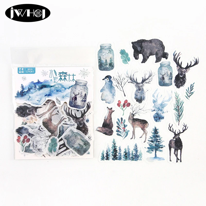 40pc Ink painting forest series sticker decoration washi paper sticker diy handmade diary album scrapbooking sticker Arts,Crafts
40pc Ink painting forest series sticker decoration washi paper sticker diy handmade diary album scrapbooking sticker Arts,Crafts
