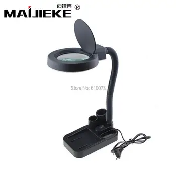 MAIJIEKE New Multi-function Magnifying Crafts Glass Desk LED Lamp Magnifier+40 LED Light+Pen holder Durable Best Repair Tool
MAIJIEKE New Multi-function Magnifying Crafts Glass Desk LED Lamp Magnifier+40 LED Light+Pen holder Durable Best Repair Tool