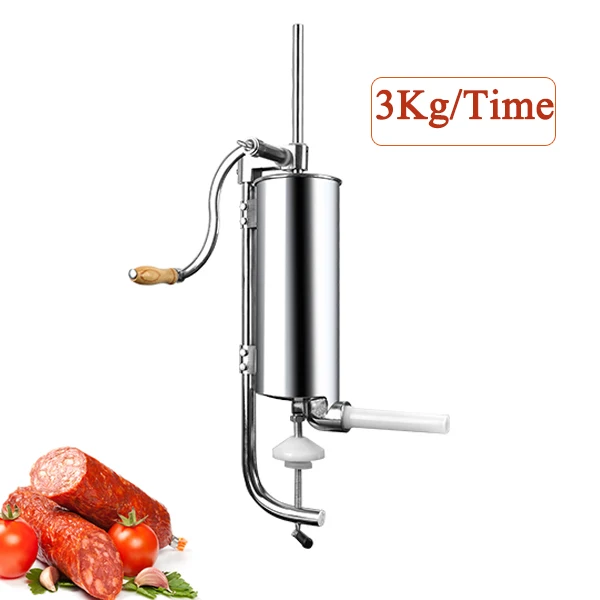 Fast delivery-hand sausage maker 3L,manual sausage filler machine,sausage making machine,vertical s/s sausage stuffer
Fast delivery-hand sausage maker 3L,manual sausage filler machine,sausage making machine,vertical s/s sausage stuffer