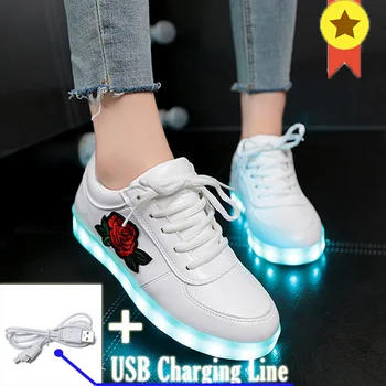 KRIATIV children lighted shoes luminous sneakers with light up girls Floral led glowing shoes luminous sneaker USB Charged shoe
KRIATIV children lighted shoes luminous sneakers with light up girls Floral led glowing shoes luminous sneaker USB Charged shoe