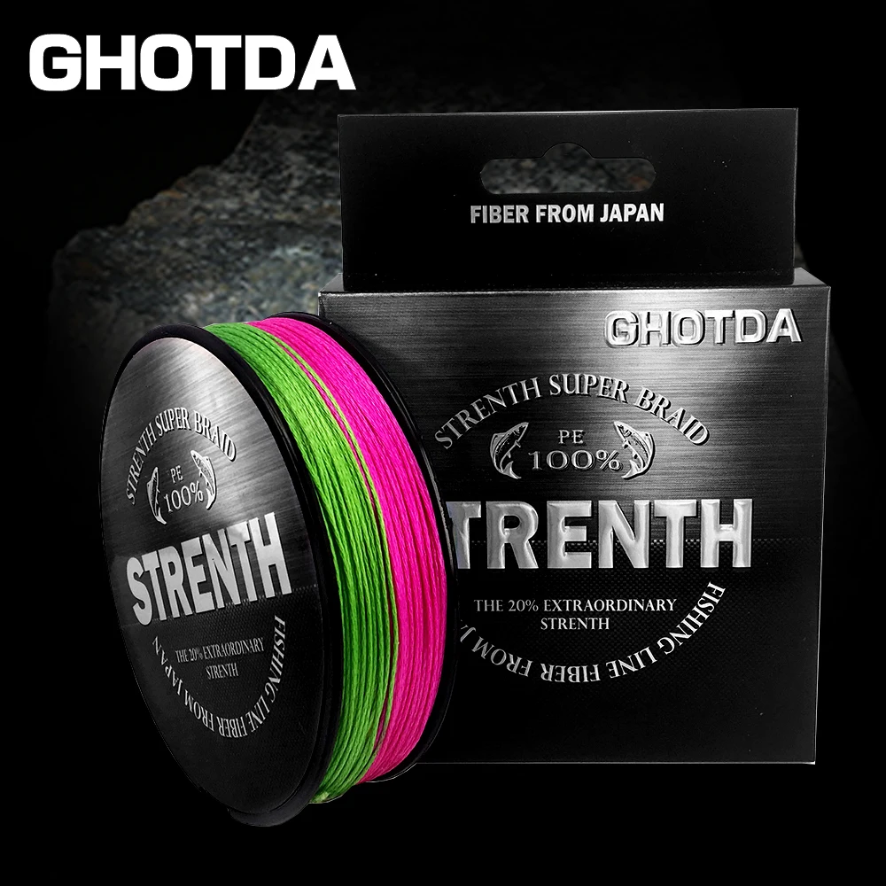 GHOTDA fishing line 100M PE Multifilament Braided Fish Line 9 Strands 20lb-100lb Carp Fishing Rope Cord fishing tackle
GHOTDA fishing line 100M PE Multifilament Braided Fish Line 9 Strands 20lb-100lb Carp Fishing Rope Cord fishing tackle