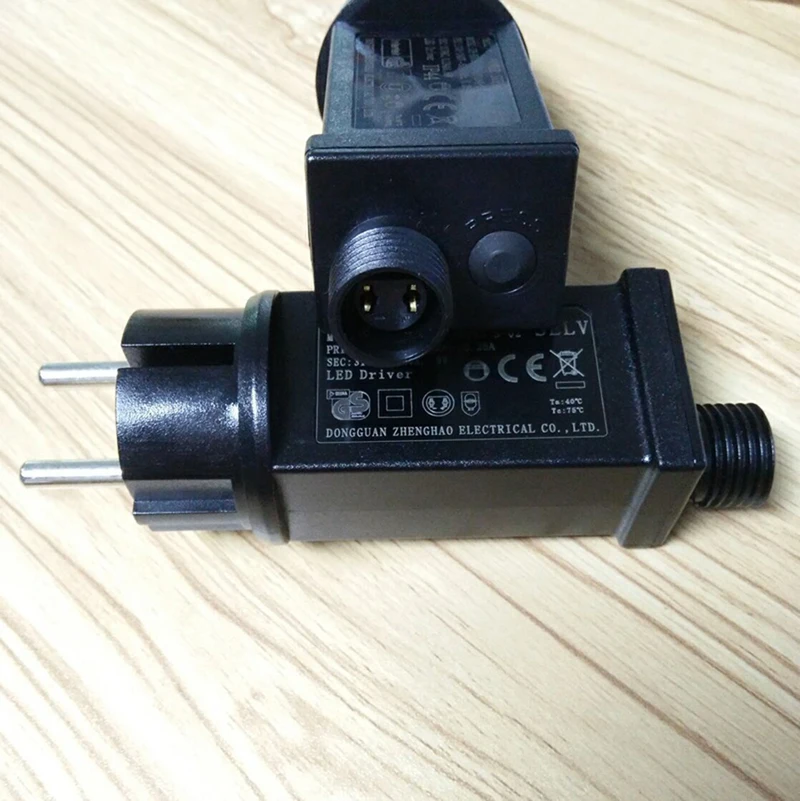 Power adapter 31V 6W always bright/flashing drive power LED driver EU Waterproof IP44 power adapter for string lights LED lights
Power adapter 31V 6W always bright/flashing drive power LED driver EU Waterproof IP44 power adapter for string lights LED lights