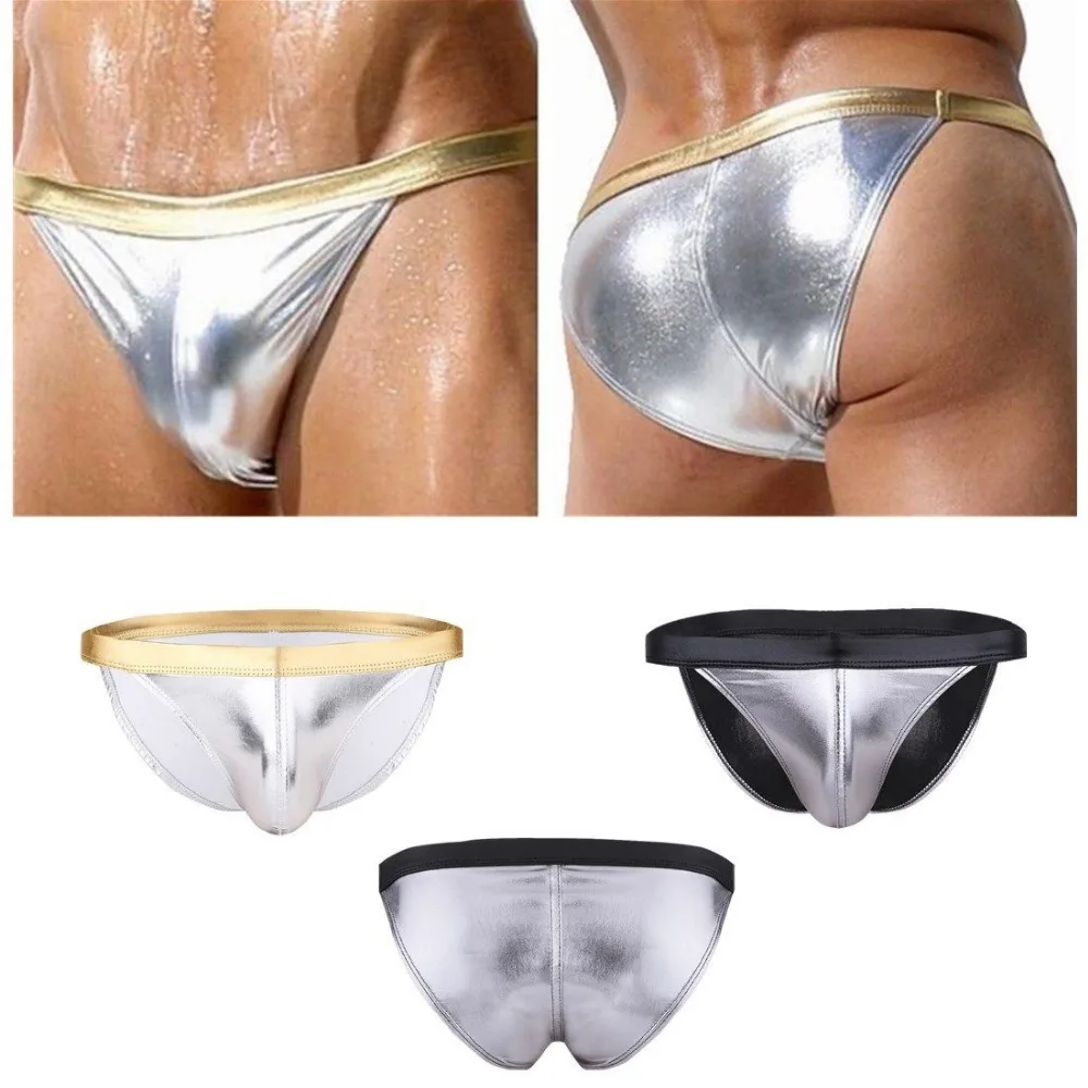 New Arrival Gold Silver Men Sexy Underwear Faux Leather Men Fashion Shorts Man Panties Tight Boy Briefs Free Shipping
New Arrival Gold Silver Men Sexy Underwear Faux Leather Men Fashion Shorts Man Panties Tight Boy Briefs Free Shipping