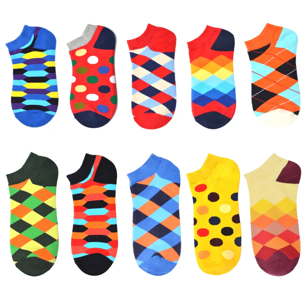 2019 Men's Socks Latest Design Casual Boat Socks Short Summer Breathable High Quality Happy Colored Cotton Socks Men
2019 Men's Socks Latest Design Casual Boat Socks Short Summer Breathable High Quality Happy Colored Cotton Socks Men