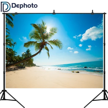 Dephoto Tropical Backgrounds Summer Sea Beach Sand Cloudy Blue Sky Holiday Scenic Photography Backdrops Photocall Photo Studio
Dephoto Tropical Backgrounds Summer Sea Beach Sand Cloudy Blue Sky Holiday Scenic Photography Backdrops Photocall Photo Studio