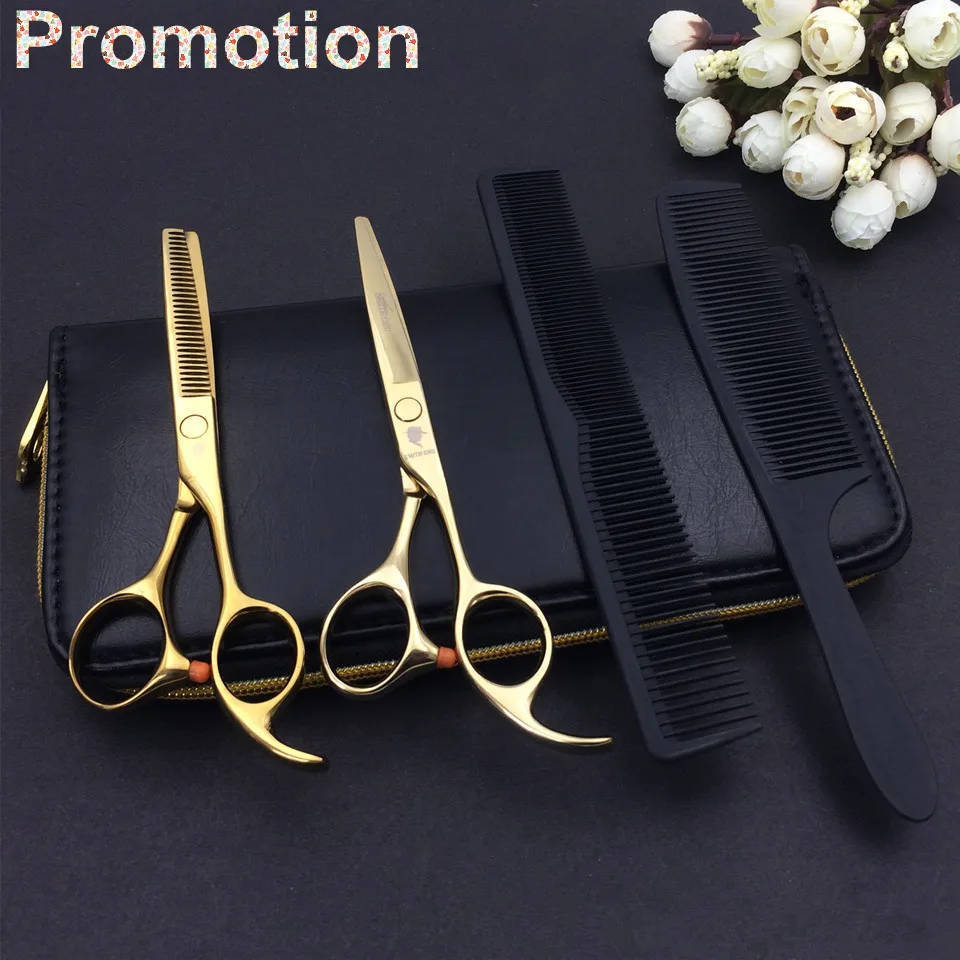 SMITH CHU 5.5" sale golden hair scissors cheap hairdressing scissors barber thinning scissors hairdresser razor haircut
SMITH CHU 5.5" sale golden hair scissors cheap hairdressing scissors barber thinning scissors hairdresser razor haircut