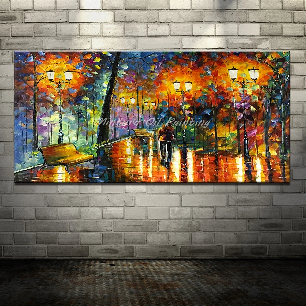 Hand Painted Canvas Oil Paintings Modern Abstract Palette Knife Landscape Wall Art Pictures For Living Room Home Decor No Frame
Hand Painted Canvas Oil Paintings Modern Abstract Palette Knife Landscape Wall Art Pictures For Living Room Home Decor No Frame