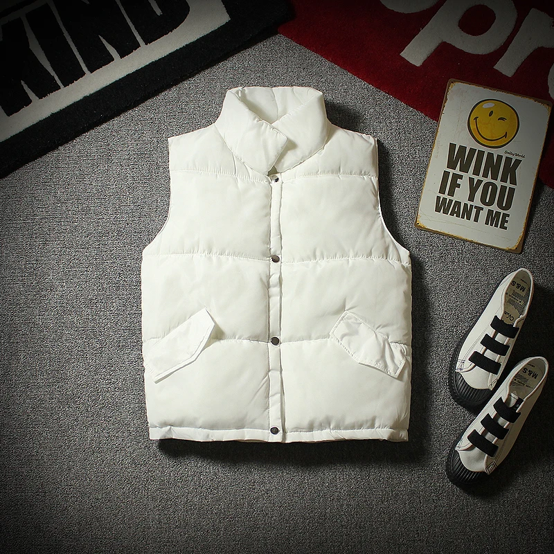 Hot Selling Men's Sleeveless Vests Homme Winter Casual Coats Pockets Male Cotton-Padded Thickening Vest Men Waistcoat 8040
Hot Selling Men's Sleeveless Vests Homme Winter Casual Coats Pockets Male Cotton-Padded Thickening Vest Men Waistcoat 8040