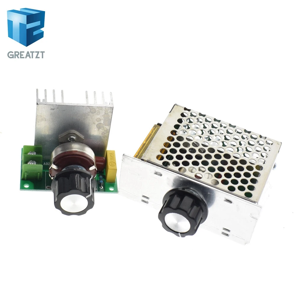 Professional Voltage Regulators 4000W 220V High Power SCR Speed Controller Electronic Voltage Regulator Governor Thermostat BS
Professional Voltage Regulators 4000W 220V High Power SCR Speed Controller Electronic Voltage Regulator Governor Thermostat BS