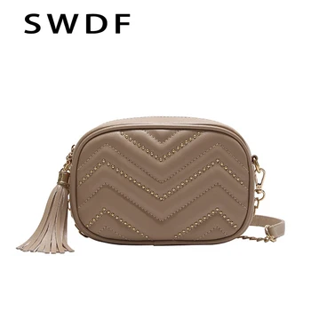 SWDF Flap for Women 2020 New Lady Leather Handbags Embroidery Thread Chain Shoulder Bags Korean Version of PU Leather Ladies Bag
SWDF Flap for Women 2020 New Lady Leather Handbags Embroidery Thread Chain Shoulder Bags Korean Version of PU Leather Ladies Bag