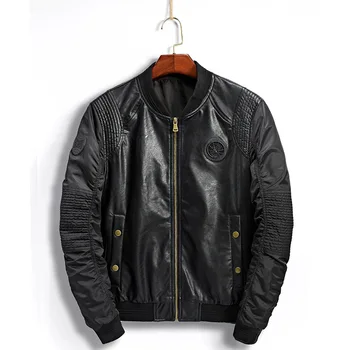 New pilot air baseball jacket Men's motorcycle aviator bomber jackets youth men casual fashion clothes stand-up collar top coat
New pilot air baseball jacket Men's motorcycle aviator bomber jackets youth men casual fashion clothes stand-up collar top coat