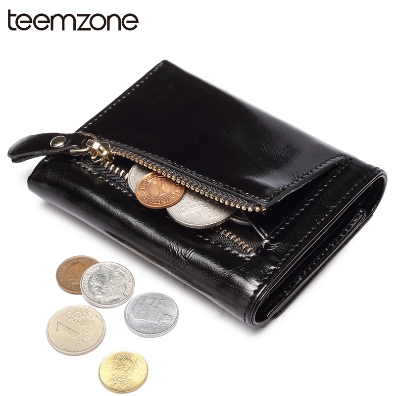 teemzone Ladies Unisex Oil Wax Genuine Leather Women Cute Mini Wallet Coin Purse Double Zipper Credit Card Holder Wallet Q626-5
teemzone Ladies Unisex Oil Wax Genuine Leather Women Cute Mini Wallet Coin Purse Double Zipper Credit Card Holder Wallet Q626-5