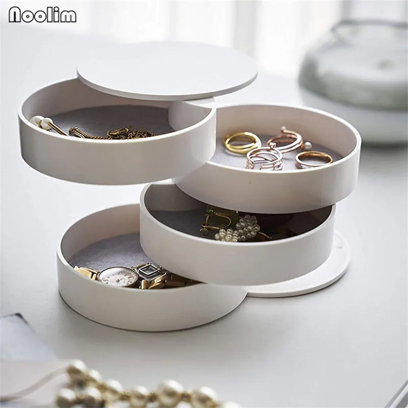 Nordic 4 Layers Jewelry Storage Box Rotatable Holder Jewelry Organizer for Earrings Cosmetic Bracelet Multi-layer Storage Box
Nordic 4 Layers Jewelry Storage Box Rotatable Holder Jewelry Organizer for Earrings Cosmetic Bracelet Multi-layer Storage Box