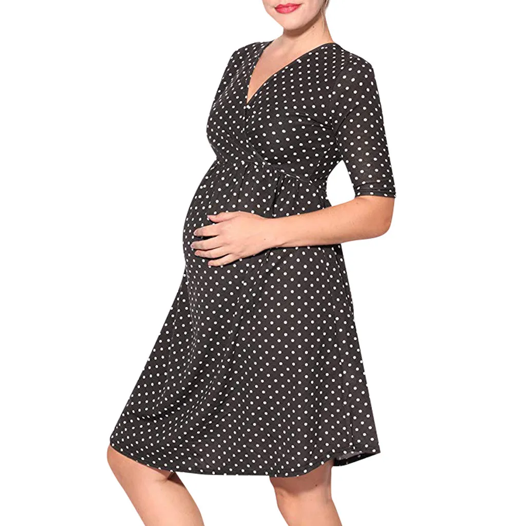 maternity dresses pregnant woman clothes New fashion Korean version of the tide mom dot breastfeeding pregnant women dress
maternity dresses pregnant woman clothes New fashion Korean version of the tide mom dot breastfeeding pregnant women dress