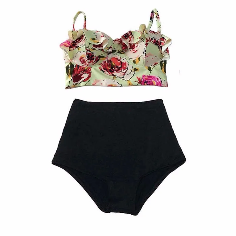 SAMEGAME 2019 New Bikinis Women Swimsuit High Waist Bathing Suit Plus Size Swimwear Push Up Bikini Set Vintage Beach Wear
SAMEGAME 2019 New Bikinis Women Swimsuit High Waist Bathing Suit Plus Size Swimwear Push Up Bikini Set Vintage Beach Wear