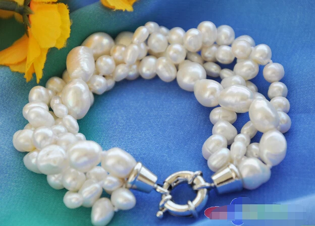 P3226 4row 8" white round rice Freshwater pearl necklace @^Noble style Natural Fine jewe FREE SHIPPING
P3226 4row 8" white round rice Freshwater pearl necklace @^Noble style Natural Fine jewe FREE SHIPPING