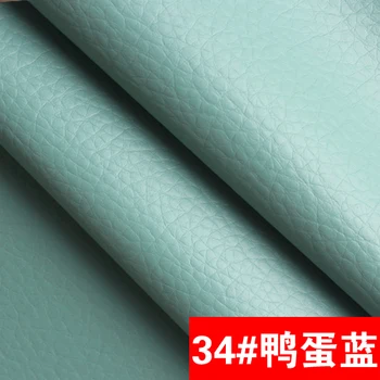 34# water blue High Quality PU Leather fabric like leechee for DIY sewing sofa table shoes bags bed material (138*100cm)
34# water blue High Quality PU Leather fabric like leechee for DIY sewing sofa table shoes bags bed material (138*100cm)