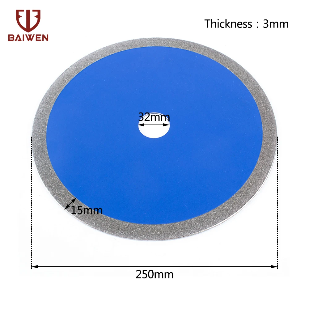 250mm 10Inch Diamond Circular Saw Blade Grinding Wheel Marble Tile Ceramic Concrete Dry/Wet Cutter Tool For Angle Grinder 60Grit
250mm 10Inch Diamond Circular Saw Blade Grinding Wheel Marble Tile Ceramic Concrete Dry/Wet Cutter Tool For Angle Grinder 60Grit