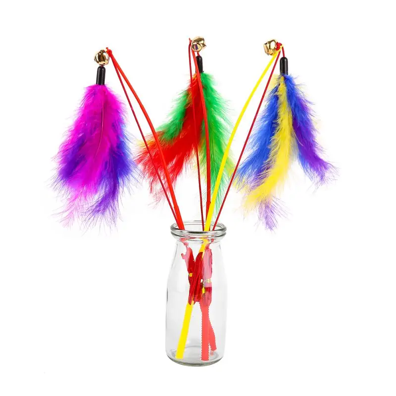 3Pcs Fishing Cats Rod Feather Toys Cat Dog Pet Fun Cat Toy Playing Training Scratching Pet Supplies Newly Design
3Pcs Fishing Cats Rod Feather Toys Cat Dog Pet Fun Cat Toy Playing Training Scratching Pet Supplies Newly Design