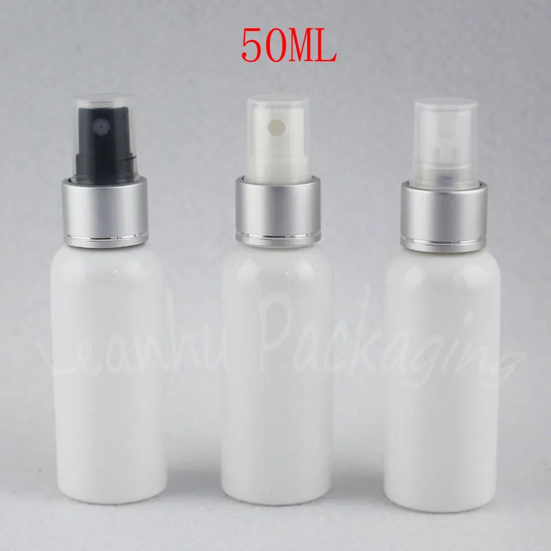 50ML White Round Shoulder Plastic Bottle With Spray Pump , 50CC Water / Toner Packaging Bottle , Empty Cosmetic Container
50ML White Round Shoulder Plastic Bottle With Spray Pump , 50CC Water / Toner Packaging Bottle , Empty Cosmetic Container