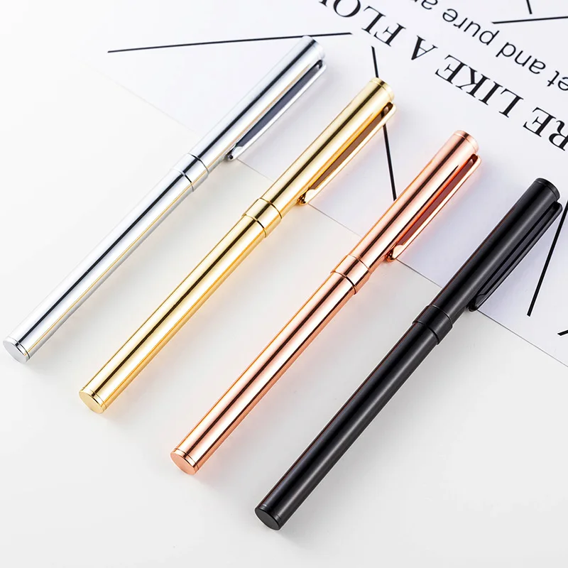 1Pcs Metal Stationery Commercial Metal Signature Gel Pen Gift Core Gel Pen 1.0mm Black Ink Gel Pens For Writing School Supplies
1Pcs Metal Stationery Commercial Metal Signature Gel Pen Gift Core Gel Pen 1.0mm Black Ink Gel Pens For Writing School Supplies