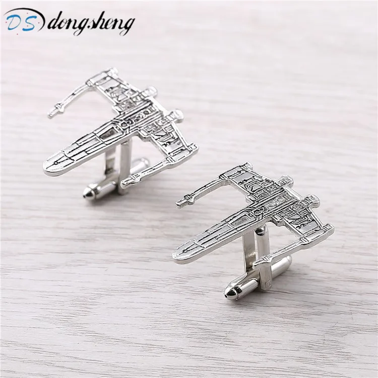 dongsheng Movie Star Wars Cufflinks Airplane Model Cuff Link For Men's Shirt Party Novelty Design Alloy Cuff Buttons-40
dongsheng Movie Star Wars Cufflinks Airplane Model Cuff Link For Men's Shirt Party Novelty Design Alloy Cuff Buttons-40