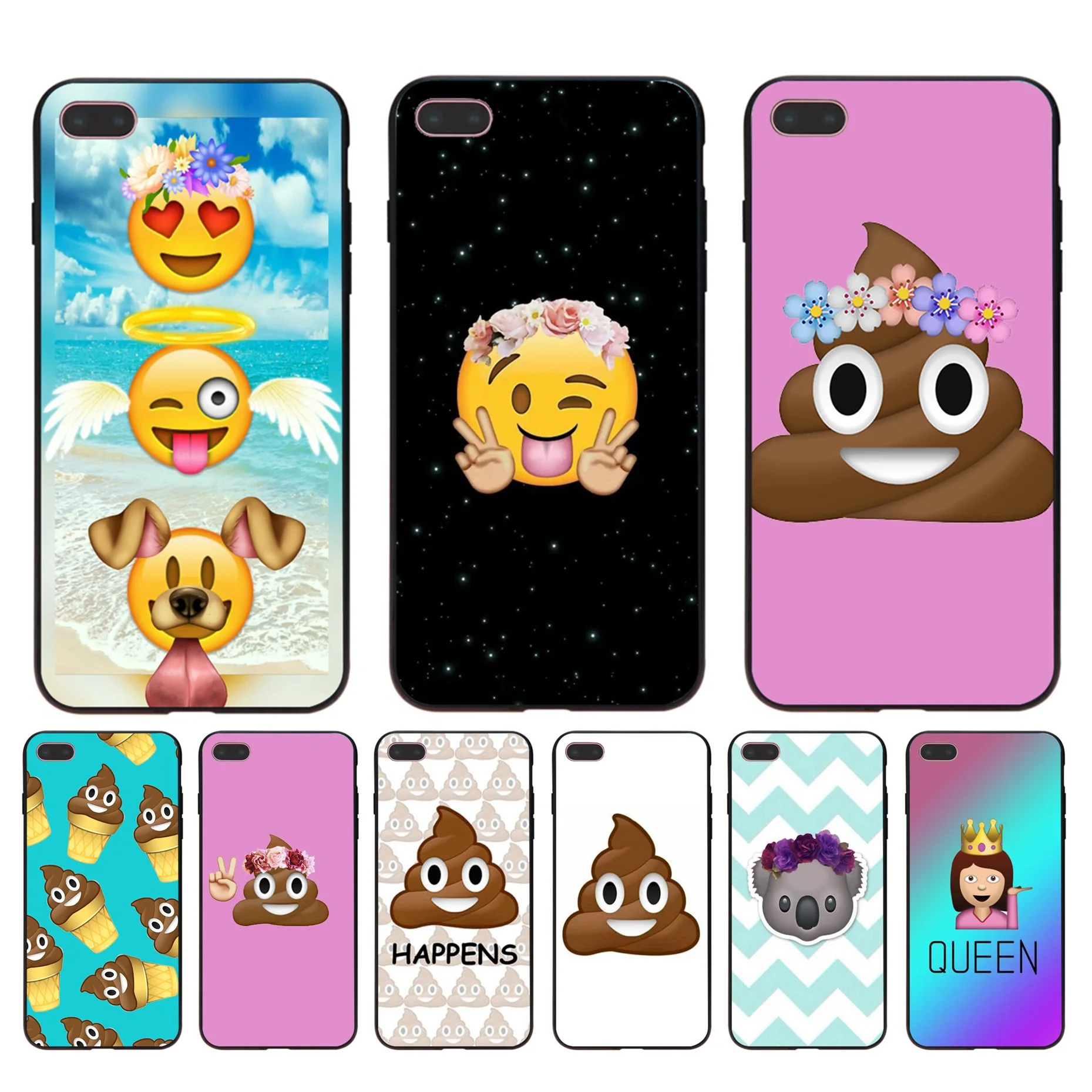 MaiYaCa Poop_Emoji_with_flower_Crown Luxury High-end phone Accessories Case for iPhone 8 7 6 6S Plus X 10 5 5S SE 5C Coque Shell
MaiYaCa Poop_Emoji_with_flower_Crown Luxury High-end phone Accessories Case for iPhone 8 7 6 6S Plus X 10 5 5S SE 5C Coque Shell