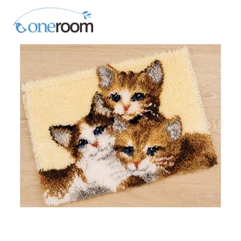 NOneroom Cartoon Cat Latch hook rug kits Carpet embroidery Threads for embroidery yarn for knitting stitch thread DIY Yarn Mat
NOneroom Cartoon Cat Latch hook rug kits Carpet embroidery Threads for embroidery yarn for knitting stitch thread DIY Yarn Mat