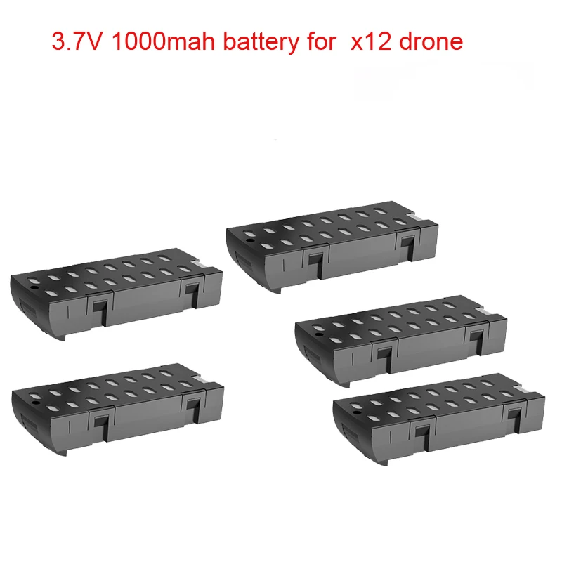 3.7V 1000mah battery for x12 drone RC Quadcopter Spare Parts Accessories Lipo Battery Rechargeable for RC Drones
3.7V 1000mah battery for x12 drone RC Quadcopter Spare Parts Accessories Lipo Battery Rechargeable for RC Drones