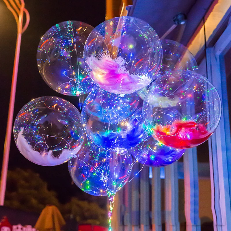 Colorful LED Balloon 18inch Transparent Latex Xmas Birthday Party Wedding House Decoration Balloons with String Festive Decor
Colorful LED Balloon 18inch Transparent Latex Xmas Birthday Party Wedding House Decoration Balloons with String Festive Decor