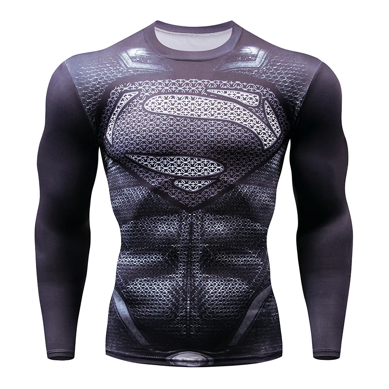NEW 2018 Superman Punisher Rashgard Running Shirt Men T-shirt Long Sleeve Compression Shirts Gym T-shirt Fitness Sport Shirt Men
NEW 2018 Superman Punisher Rashgard Running Shirt Men T-shirt Long Sleeve Compression Shirts Gym T-shirt Fitness Sport Shirt Men
