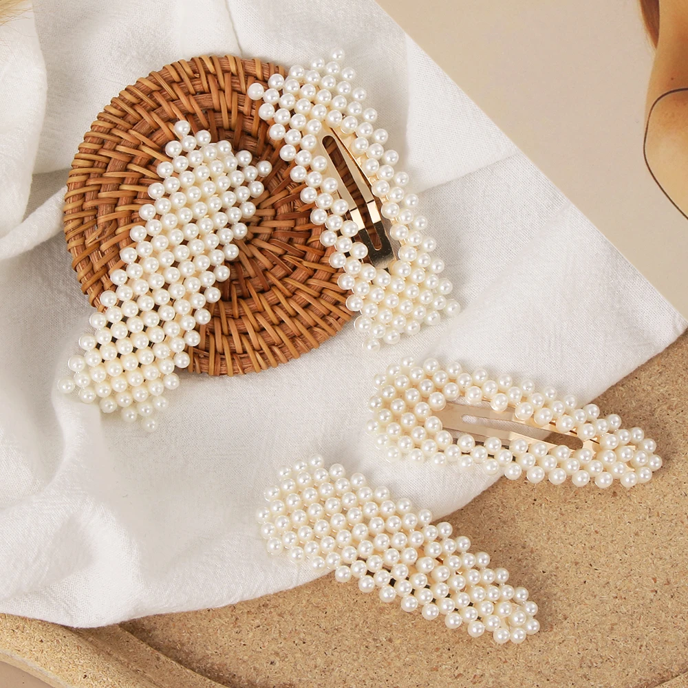 Korea Pearl Hair grip Elegant Women Hair Clips for Girl Cute Barrette Popular Hairpins Headdress Hair Styling Accessories
Korea Pearl Hair grip Elegant Women Hair Clips for Girl Cute Barrette Popular Hairpins Headdress Hair Styling Accessories
