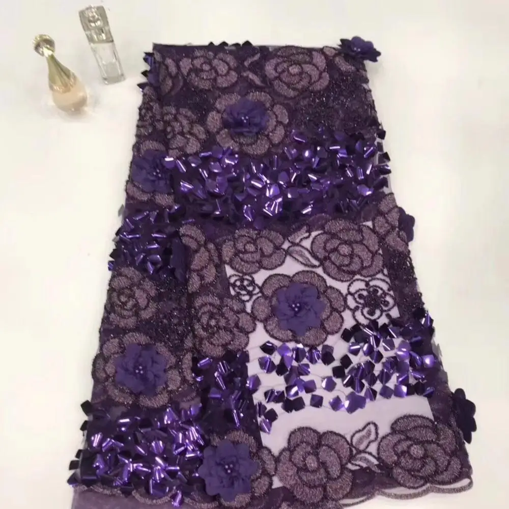 2019 African high quality velvet sequence French Nigerian sequins net tulle mesh Swiss lace fabric for dress 5yards/lot purple
2019 African high quality velvet sequence French Nigerian sequins net tulle mesh Swiss lace fabric for dress 5yards/lot purple