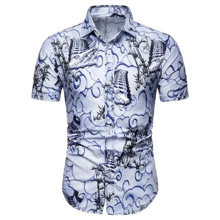 Unique design Flower Men Shirt Vintage Floral Shirt Mens Clothing Casual Blouse Men Slim fit Short sleeve
Unique design Flower Men Shirt Vintage Floral Shirt Mens Clothing Casual Blouse Men Slim fit Short sleeve