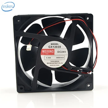 GX12038 Welding Machine Cuts Inverter Cooling Fan DC 24V 0.3A 3400RPM 12038 12cm 120*120*38mm 2 Wires
GX12038 Welding Machine Cuts Inverter Cooling Fan DC 24V 0.3A 3400RPM 12038 12cm 120*120*38mm 2 Wires