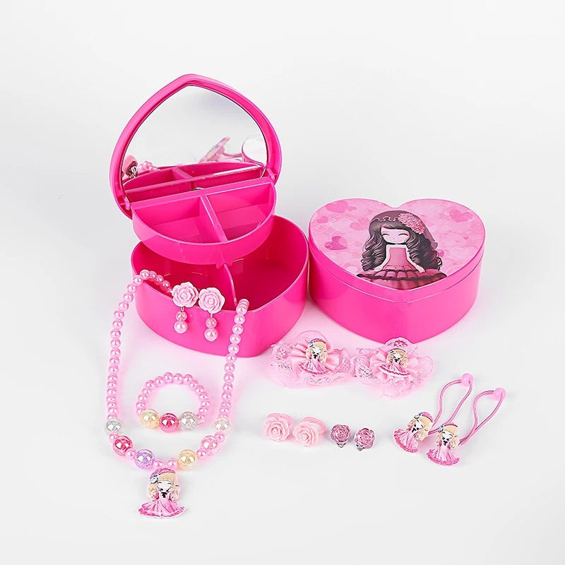Jewelry Mirror Box Set 2019 New Cute Kid Neckalce Princess Lace Jewelry Set Include Necklace Ring Bracelet Earring 9pcs/Set
Jewelry Mirror Box Set 2019 New Cute Kid Neckalce Princess Lace Jewelry Set Include Necklace Ring Bracelet Earring 9pcs/Set