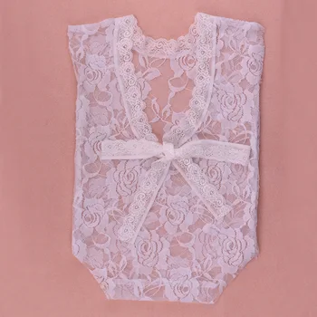 Newborn Lace Romper Photography Prop, Open Back Romper, Vintage baby summer clothes two colours, no headware
Newborn Lace Romper Photography Prop, Open Back Romper, Vintage baby summer clothes two colours, no headware