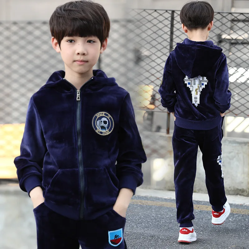 Children's Sports Suit Autumn Winter Toddler Boy Clothes 2018 Long Sleeve Hooded Jackets + Pant 2pcs Vetement Enfant Garcon 8 10
Children's Sports Suit Autumn Winter Toddler Boy Clothes 2018 Long Sleeve Hooded Jackets + Pant 2pcs Vetement Enfant Garcon 8 10