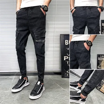 New Spring and Summer Fashion Wild Overalls Male Korean version of the Trend Cargo Pants Casual Slim Jeans
New Spring and Summer Fashion Wild Overalls Male Korean version of the Trend Cargo Pants Casual Slim Jeans