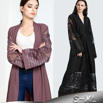 Plus Size Autumn Blusas Mujer De Moda 2019 Abaya Women Long Chiffon Lace Cardigan Kimonos Mujer Roupa Korean Fashion Clothing
Plus Size Autumn Blusas Mujer De Moda 2019 Abaya Women Long Chiffon Lace Cardigan Kimonos Mujer Roupa Korean Fashion Clothing
