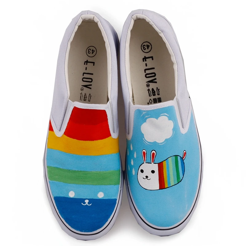 Spring Women Blue White Canvas Shoes Cartoon Cute Shallow Designers Sneakers Hand-Painted Casual Slip-On Low Flats Comfortable
Spring Women Blue White Canvas Shoes Cartoon Cute Shallow Designers Sneakers Hand-Painted Casual Slip-On Low Flats Comfortable