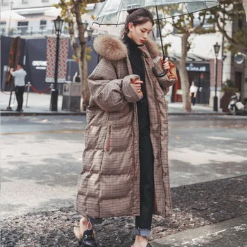 Johnature 2020 New Winter Korean Casual Loose Warm Thicken Fur Collar Women Parkas Zipper Pockets Plus Size Plaid Female Coats
Johnature 2020 New Winter Korean Casual Loose Warm Thicken Fur Collar Women Parkas Zipper Pockets Plus Size Plaid Female Coats