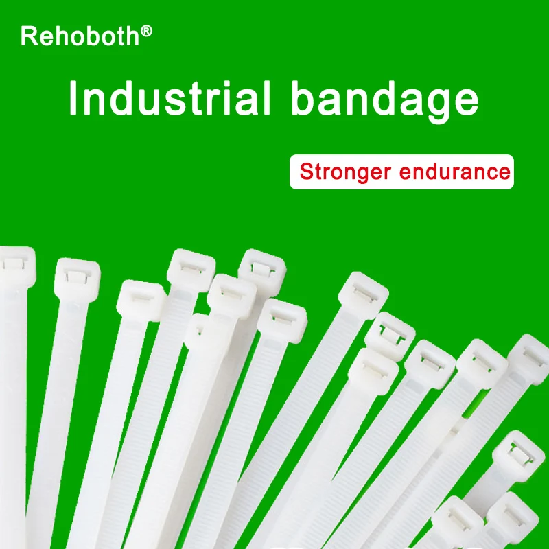100Pcs 10*600mm White Black Self-locking Plastic Nylon Cable Ties Wire Zip Tie Kabelbinder
100Pcs 10*600mm White Black Self-locking Plastic Nylon Cable Ties Wire Zip Tie Kabelbinder