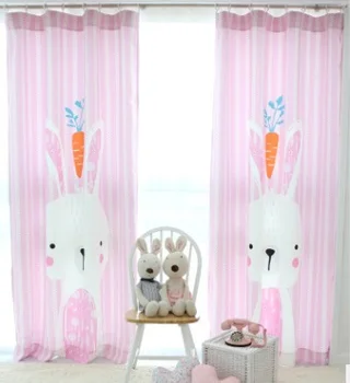 modern kids rabbite printed cloth blackout bedroom curtain pink cartoon child Living room curtains cortinas for window
modern kids rabbite printed cloth blackout bedroom curtain pink cartoon child Living room curtains cortinas for window